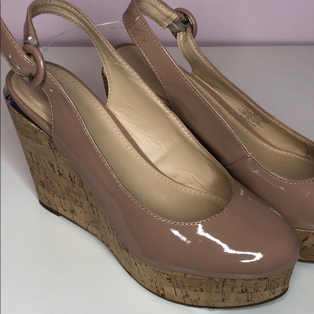 Guess nude wedges